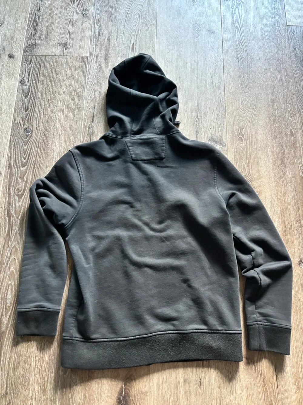 Banana Republic Black Full-Zip Windbreaker Hoodie